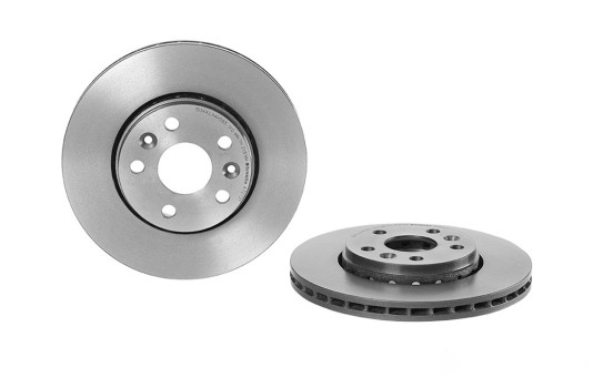 Bromsskiva COATED DISC LINE 09.A727.21 Brembo