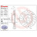 Bromsskiva COATED DISC LINE 09.A732.11 Brembo, miniatyr 2