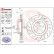 Bromsskiva COATED DISC LINE 09.A817.11 Brembo, miniatyr 2