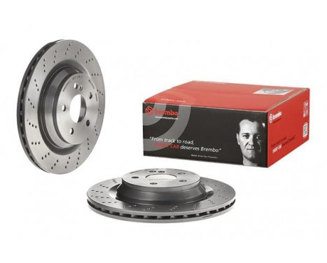 Bromsskiva COATED DISC LINE 09.A818.21 Brembo, bild 2