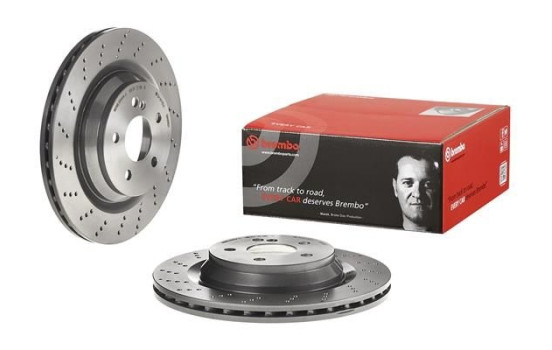 Bromsskiva COATED DISC LINE 09.A818.21 Brembo, bild 2