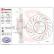 Bromsskiva COATED DISC LINE 09.A819.11 Brembo, miniatyr 2