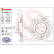 Bromsskiva COATED DISC LINE 09.A822.11 Brembo, miniatyr 2