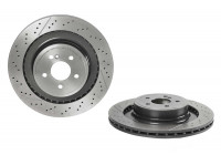 Bromsskiva COATED DISC LINE 09.A822.11 Brembo