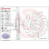 Bromsskiva COATED DISC LINE 09.A960.21 Brembo, miniatyr 3