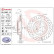 Bromsskiva COATED DISC LINE 09.A961.21 Brembo, miniatyr 3