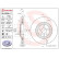 Bromsskiva COATED DISC LINE 09.B038.11 Brembo, miniatyr 3