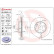 Bromsskiva COATED DISC LINE 09.B343.41 Brembo, miniatyr 3