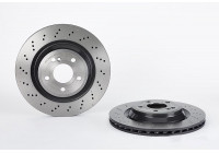Bromsskiva COATED DISC LINE 09.B743.51 Brembo