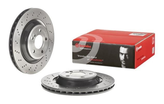 Bromsskiva COATED DISC LINE 09.B743.51 Brembo, bild 2