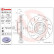 Bromsskiva COATED DISC LINE 09.B744.51 Brembo, miniatyr 2