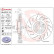 Bromsskiva COATED DISC LINE 09.B747.51 Brembo, miniatyr 3
