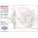 Bromsskiva COATED DISC LINE 09.B754.21 Brembo, miniatyr 2