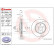 Bromsskiva COATED DISC LINE 09.C544.11 Brembo, miniatyr 2