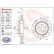 Bromsskiva COATED DISC LINE 09.C660.11 Brembo, miniatyr 2