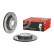 Bromsskiva COATED DISC LINE 09.C743.21 Brembo