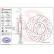 Bromsskiva COATED DISC LINE 09.D339.11 Brembo, miniatyr 2