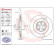 Bromsskiva COATED DISC LINE 09.D434.11 Brembo, miniatyr 2