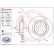 Bromsskiva COATED DISC LINE 09.D444.11 Brembo, miniatyr 2