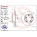 Bromsskiva COATED DISC LINE 09.D580.11 Brembo, miniatyr 2