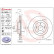 Bromsskiva COATED DISC LINE 09.D625.11 Brembo, miniatyr 2