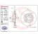 Bromsskiva COATED DISC LINE 09.E022.11 Brembo, miniatyr 2