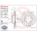 Bromsskiva COATED DISC LINE 09842011 Brembo, miniatyr 3