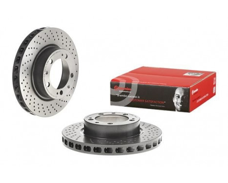 Bromsskiva COATED DISC LINE 09842111 Brembo, bild 2