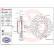 Bromsskiva COATED DISC LINE 09842111 Brembo, miniatyr 3