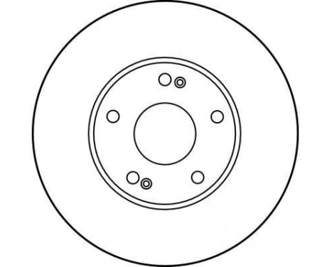 Bromsskiva DF1036 TRW