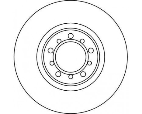 Bromsskiva DF1586 TRW, bild 2