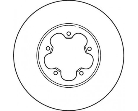 Bromsskiva DF2389S TRW, bild 3