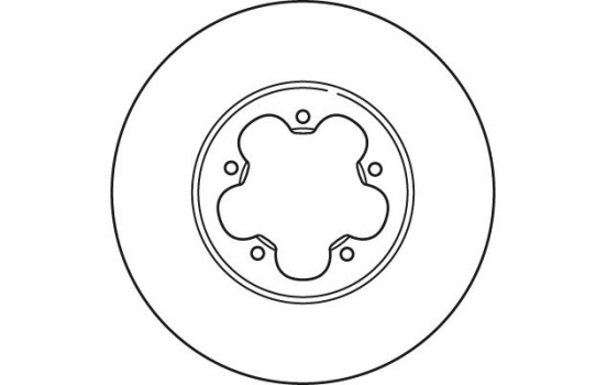 Bromsskiva DF2389S TRW, bild 3