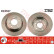 Bromsskiva DF2557 TRW