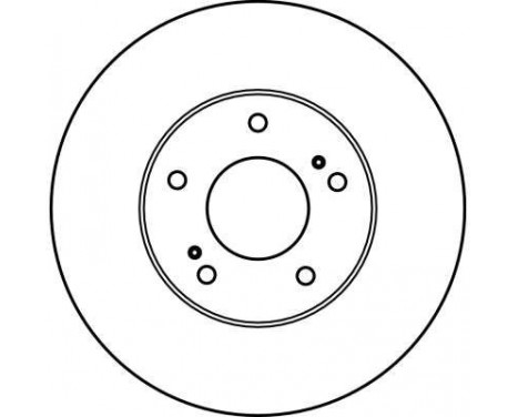 Bromsskiva DF2574 TRW, bild 2