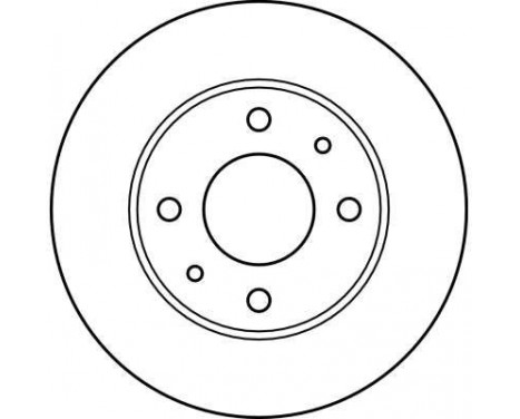 Bromsskiva DF2575 TRW, bild 2