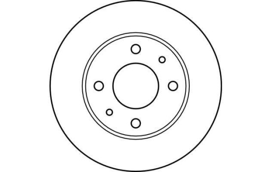 Bromsskiva DF2576 TRW, bild 2