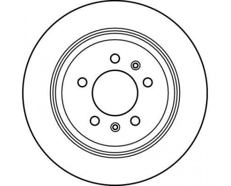 Bromsskiva DF2582 TRW, bild 2