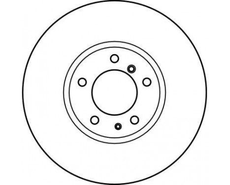 Bromsskiva DF2602S TRW, bild 2