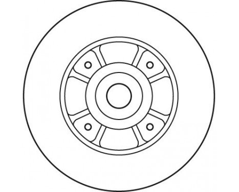 Bromsskiva DF2706BS TRW, bild 3