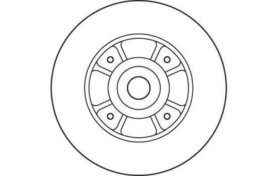 Bromsskiva DF2706BS TRW, bild 3