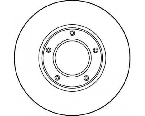 Bromsskiva DF2745 TRW, bild 2