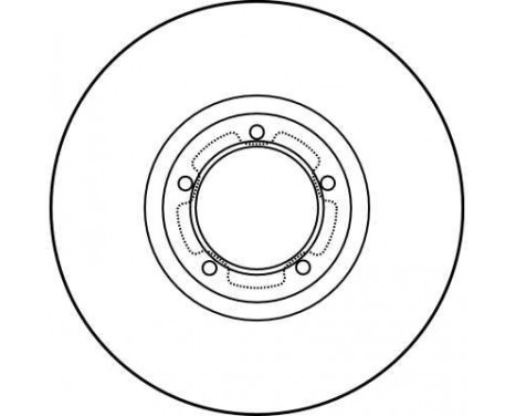 Bromsskiva DF2785 TRW, bild 3