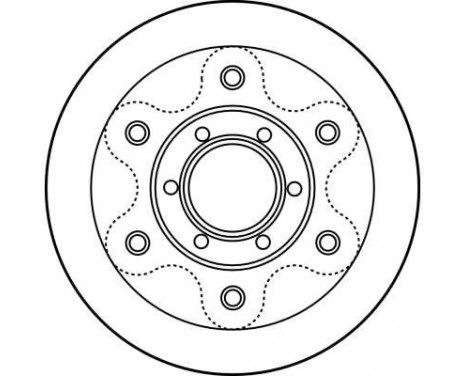 Bromsskiva DF2788S TRW, bild 3