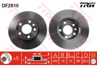 Bromsskiva DF2810 TRW