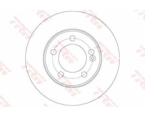 Bromsskiva DF2816S TRW