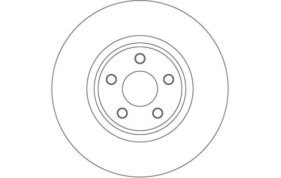 Bromsskiva DF3964S TRW