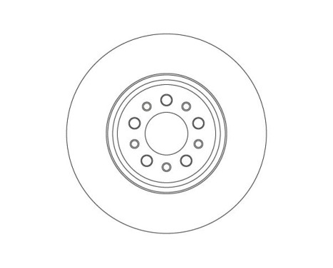 Bromsskiva DF3969S TRW