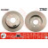 Bromsskiva DF4001 TRW