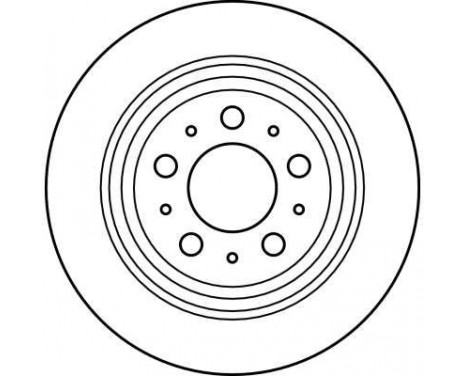 Bromsskiva DF4066 TRW, bild 2